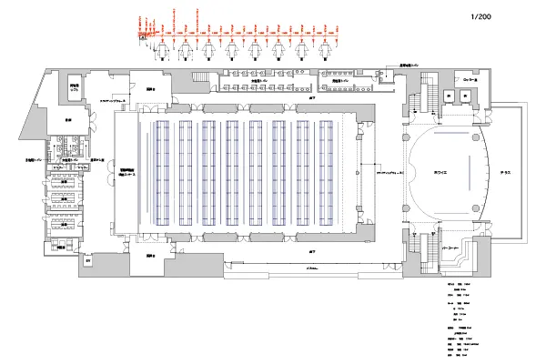 The Gaeden Hall バトン図