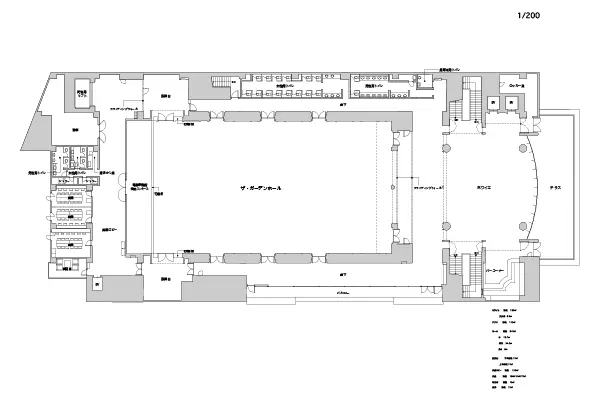 The Garden Hall フラット平面図