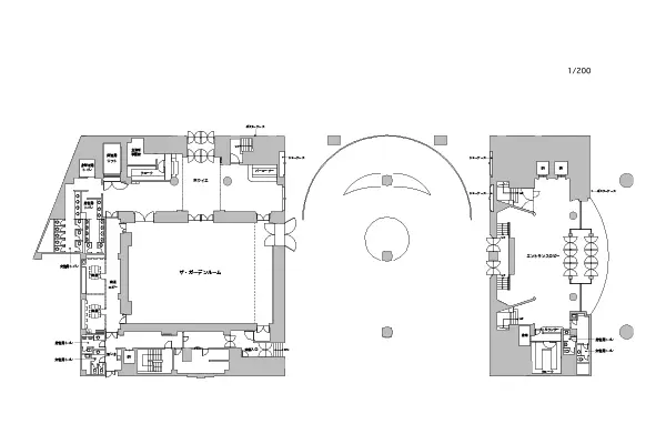 The Garden Room 平面図