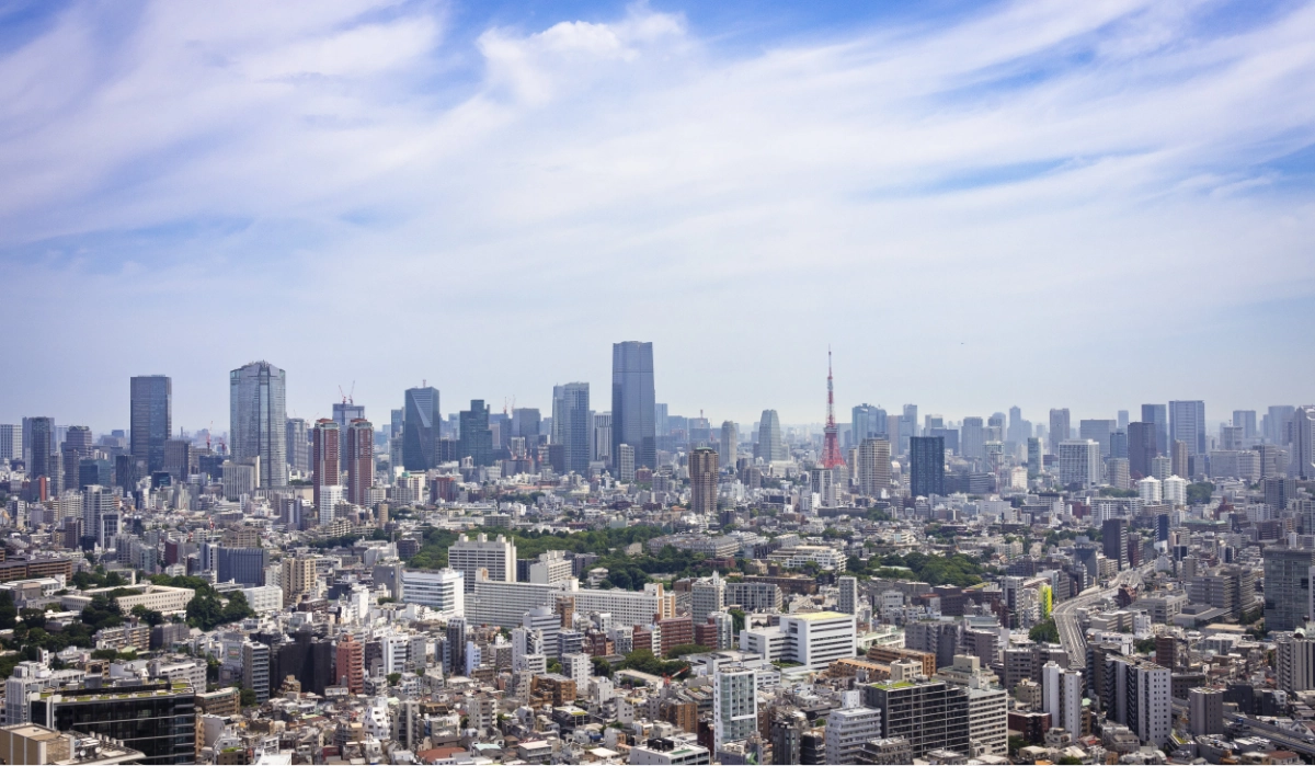 恵比寿ガーデンプレイスタワー上層からの景色