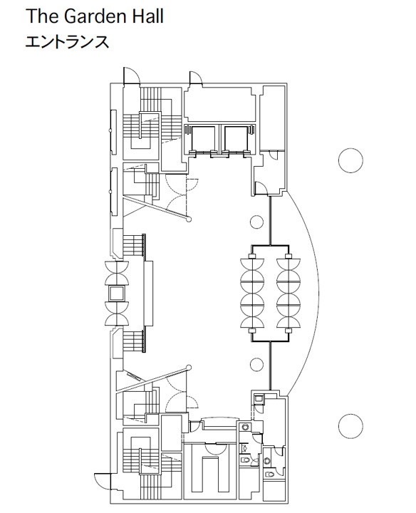 The Garden Hallエントランス