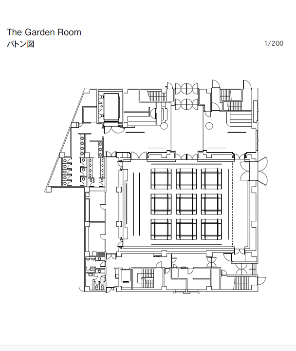 The Garden Roomバトン図