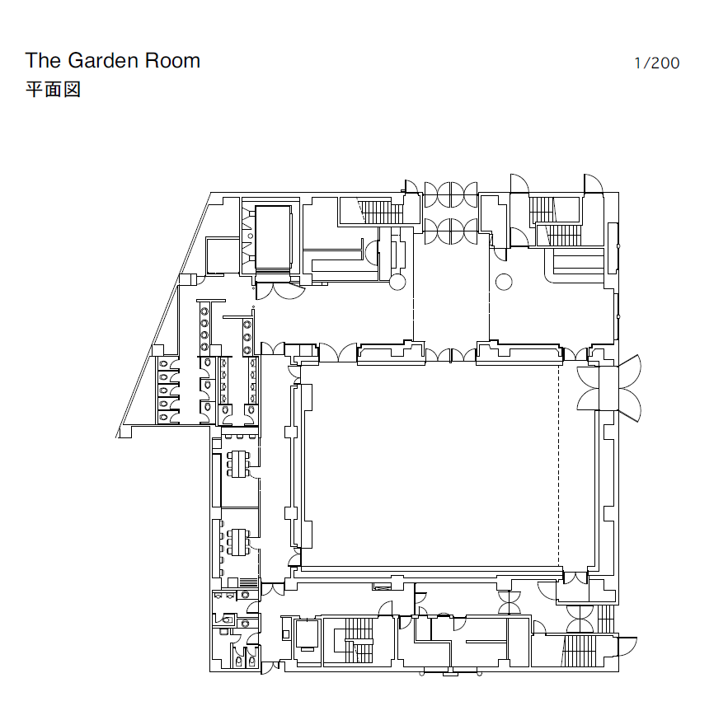 The Garden Room平面図